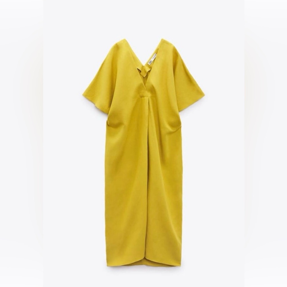 Zara linen dress.